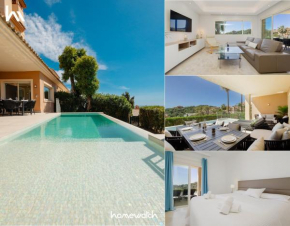 Private heatable infinity pool with sea views in La Mairena, Marbella, Sitio De Calahonda